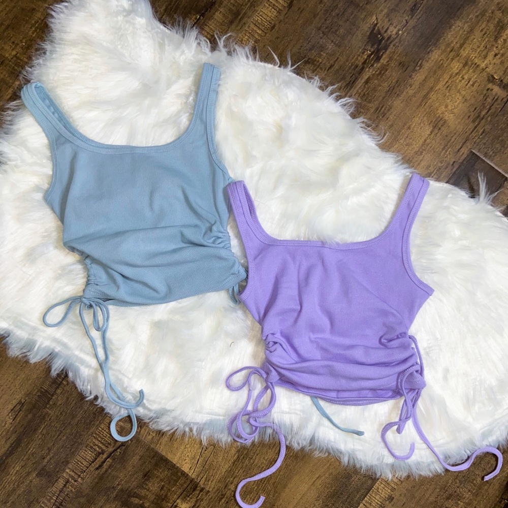 Light Blue Crop Top! - Picture 2 of 3